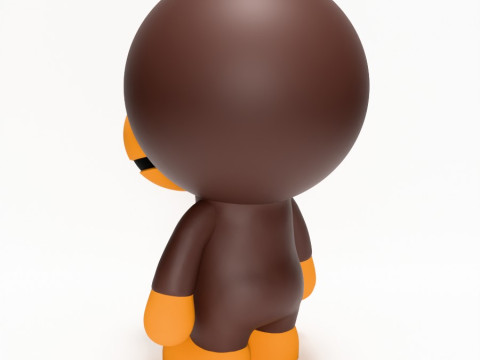 3D-Druck Bape Milo Spielzeug 3D Modell