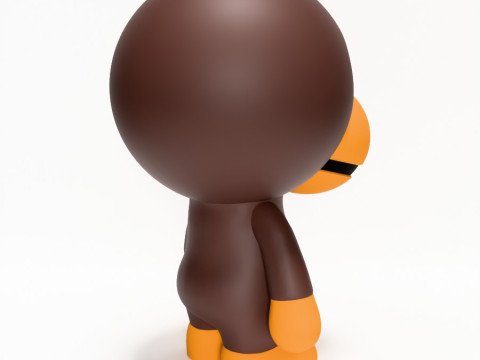 3D-Druck Bape Milo Spielzeug 3D Modell