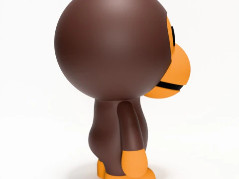 3D Printing Bape Milo toy 3D Model