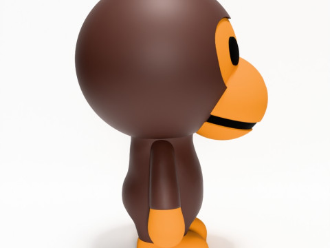 3D-Druck Bape Milo Spielzeug 3D Modell