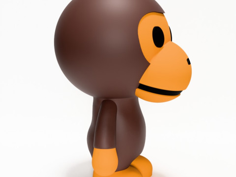 3D-Druck Bape Milo Spielzeug 3D Modell