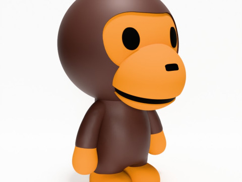 3D-Druck Bape Milo Spielzeug 3D Modell