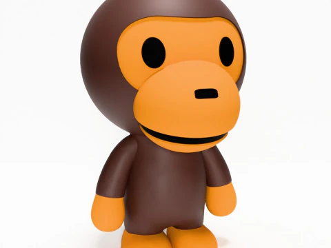 3D Printing Bape Milo toy 3D Model