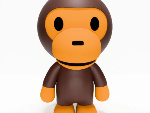 3D Printing Bape Milo toy 3D Model