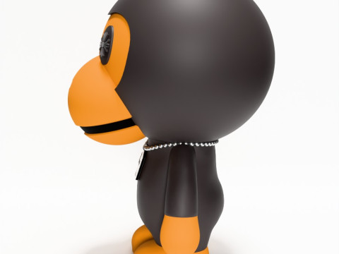 3D Printing Bape Milo Chrome Hearts toy Modello 3D