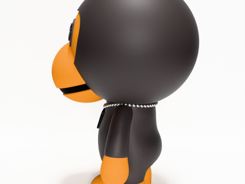 3D Printing Bape Milo Chrome Hearts toy Modello 3D