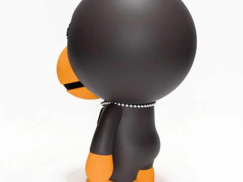 3D Printing Bape Milo Chrome Hearts toy 3D Model