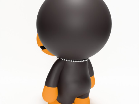 3D Printing Bape Milo Chrome Hearts toy Modello 3D
