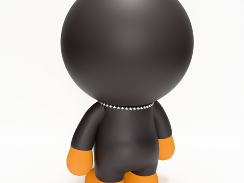 3D Printing Bape Milo Chrome Hearts toy Modello 3D