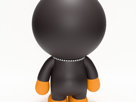 3D Printing Bape Milo Chrome Hearts toy Modello 3D