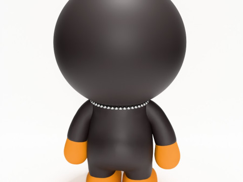 3D Printing Bape Milo Chrome Hearts toy Modello 3D