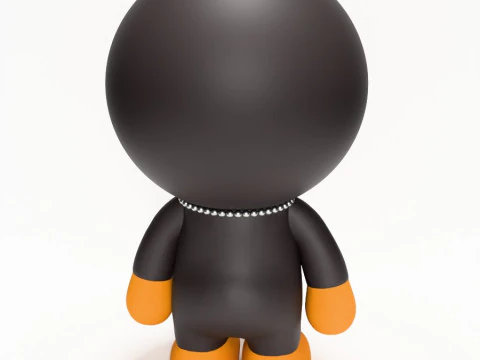 3D Printing Bape Milo Chrome Hearts toy 3D Model