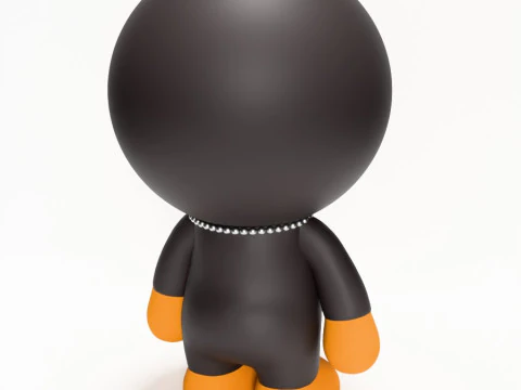 3D Printing Bape Milo Chrome Hearts toy 3D Model