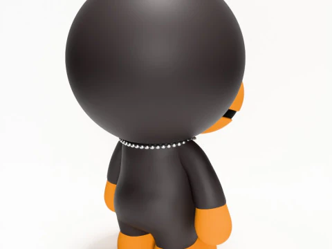 3D Printing Bape Milo Chrome Hearts toy 3D Model