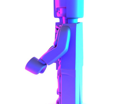 3D Printing Dissected Brick Minifig Anatomic LEGO toy 3D 模型
