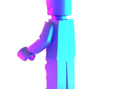 3D Printing Dissected Brick Minifig Anatomic LEGO toy 3D Model