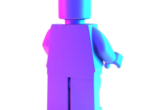 3D Printing Dissected Brick Minifig Anatomic LEGO toy 3D Model