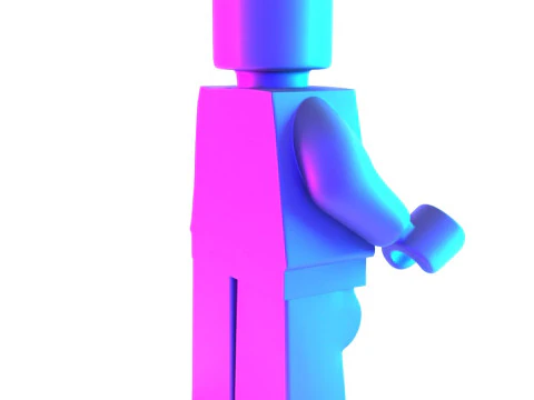 3D Printing Dissected Brick Minifig Anatomic LEGO toy 3D Model