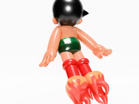 3D Printing Astro Boy Rocket Jetboots toy 3D Model