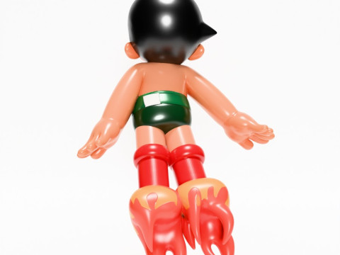 3D Printing Astro Boy Rocket Jetboots toy 3D Model