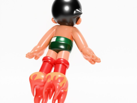 3D Printing Astro Boy Rocket Jetboots toy 3D Model