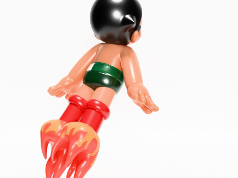 3D Printing Astro Boy Rocket Jetboots toy 3D Model