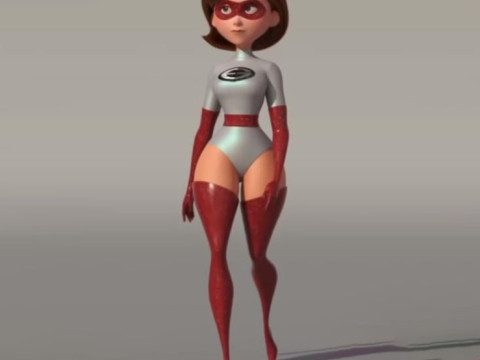 3D Printing Silver Suit Elastigirl Helen Parr The Incredibles toy 3D 模型
