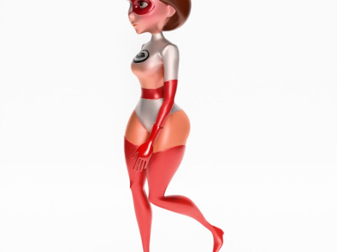 3D Printing Silver Suit Elastigirl Helen Parr The Incredibles toy 3D Model