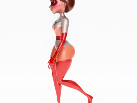 3D Printing Silver Suit Elastigirl Helen Parr The Incredibles toy 3D Model