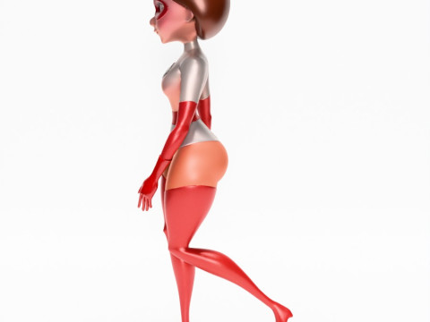 3D Printing Silver Suit Elastigirl Helen Parr The Incredibles toy 3D Model