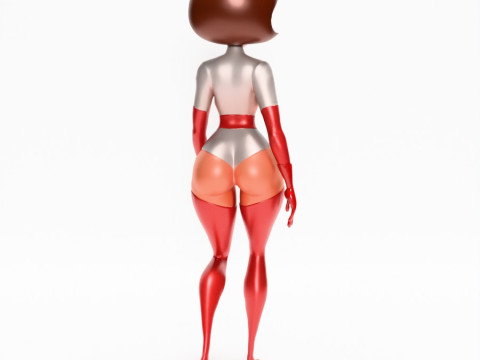 3D Printing Silver Suit Elastigirl Helen Parr The Incredibles toy 3D Model