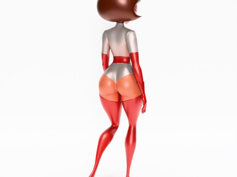 3D Printing Silver Suit Elastigirl Helen Parr The Incredibles toy 3D Model