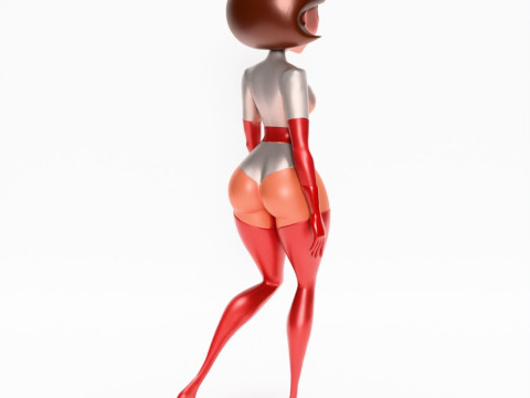 3D Printing Silver Suit Elastigirl Helen Parr The Incredibles toy 3D Model