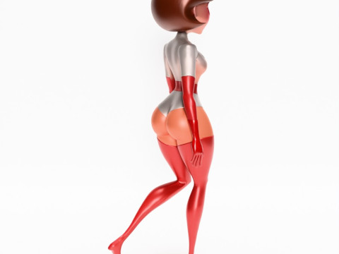 3D Printing Silver Suit Elastigirl Helen Parr The Incredibles toy 3D Model
