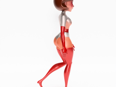 3D Printing Silver Suit Elastigirl Helen Parr The Incredibles toy 3D Model