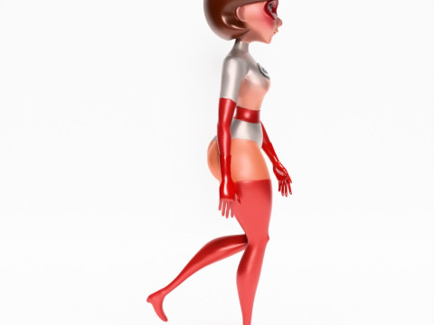 3D Printing Silver Suit Elastigirl Helen Parr The Incredibles toy 3D Model