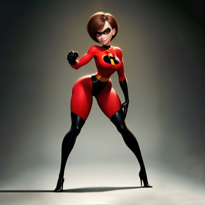 3D Printing Elastigirl Helen Parr The Incredibles toy 3D Модель .c4d .max .obj .3ds .fbx .stl .blend 