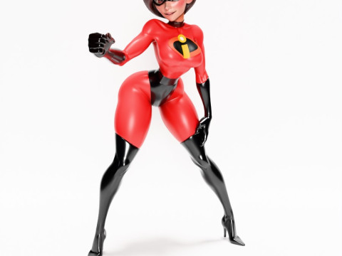 3D Printing Elastigirl Helen Parr The Incredibles toy 3D Модель