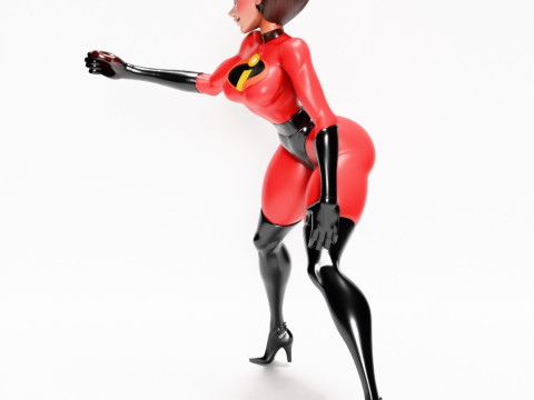 3D Printing Elastigirl Helen Parr The Incredibles toy 3D Модель
