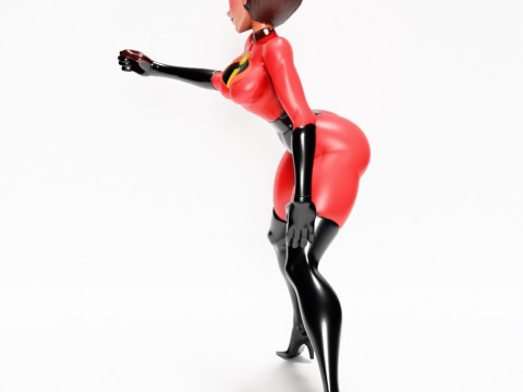 3D Printing Elastigirl Helen Parr The Incredibles toy 3D Модель