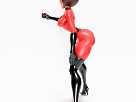 3D Printing Elastigirl Helen Parr The Incredibles toy 3D Модель