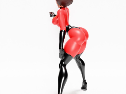 3D Printing Elastigirl Helen Parr The Incredibles toy 3D Модель