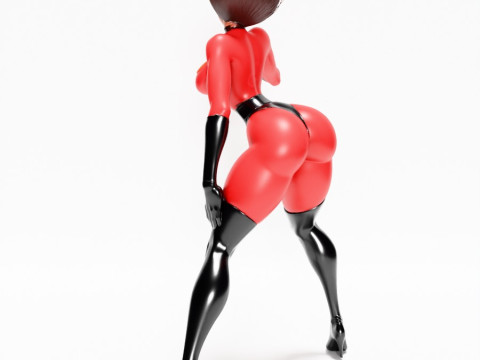 3D Printing Elastigirl Helen Parr The Incredibles toy 3D Модель