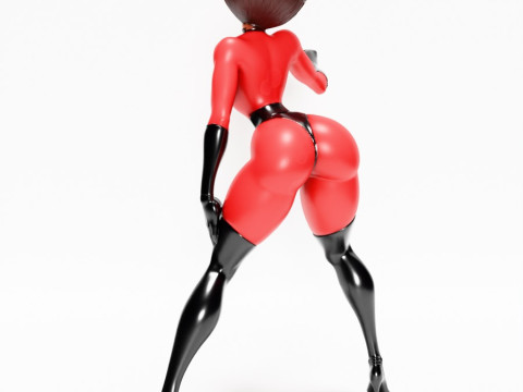 3D Printing Elastigirl Helen Parr The Incredibles toy 3D Модель