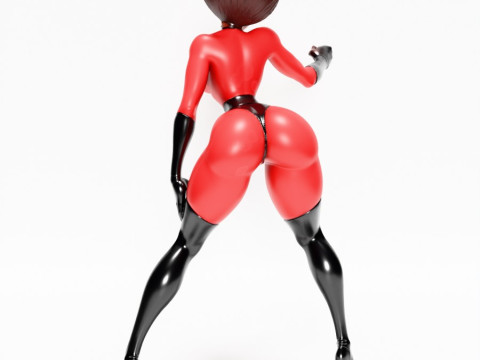 3D Printing Elastigirl Helen Parr The Incredibles toy 3D Модель