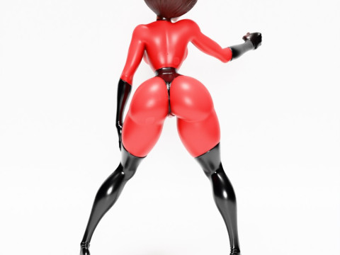 3D Printing Elastigirl Helen Parr The Incredibles toy 3D Модель