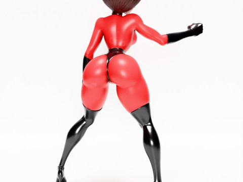 3D Printing Elastigirl Helen Parr The Incredibles toy 3D Модель