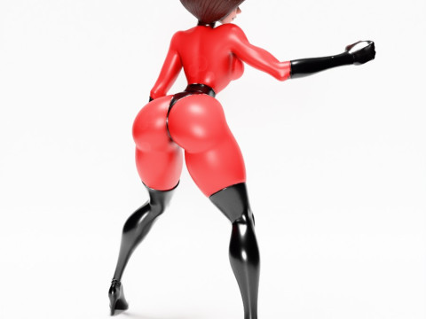 3D Printing Elastigirl Helen Parr The Incredibles toy 3D Модель