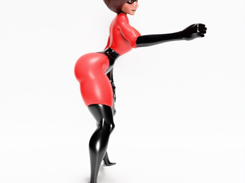 3D Printing Elastigirl Helen Parr The Incredibles toy 3D Модель