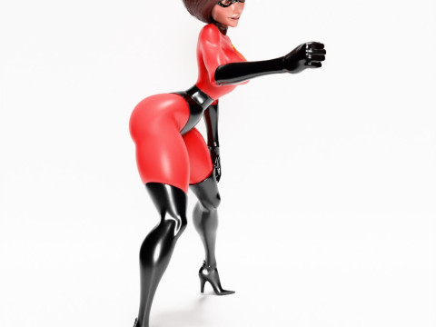 3D Printing Elastigirl Helen Parr The Incredibles toy 3D Модель